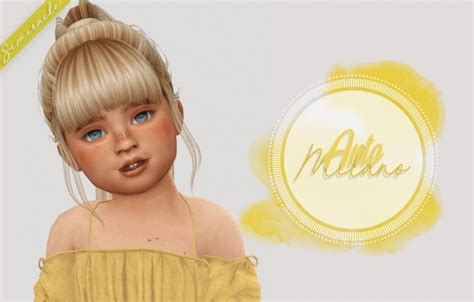 Anto Milano Hair Toddler Version at Simiracle » Sims 4 Updates