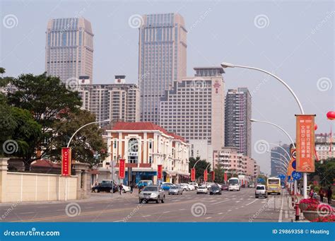 Cityscape of Zhongshan, China Editorial Stock Photo - Image of landmark, asia: 29869358