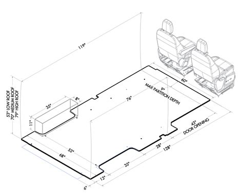 Ford Transit Connect Floor Plan - floorplans.click