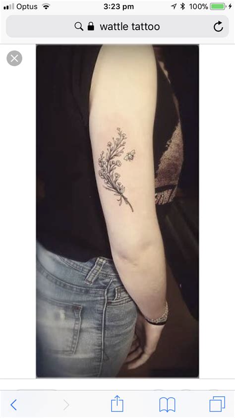 wattle • tattoo • Peircings, Tattoos For Women Small, Tattoo Designs ...