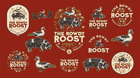 The Rowdy Roost | Logo & Brand Identity on Behance