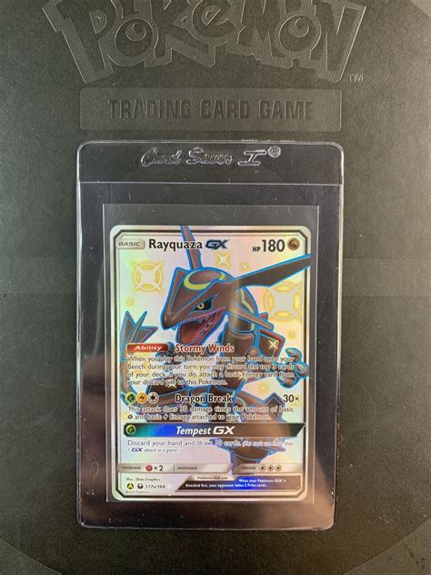 Pokémon Card Shiny Rayquaza GX Values - MAVIN