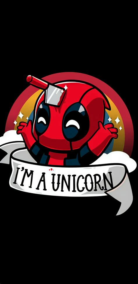 (1) Deadpool ... I'm a Unicorn (1440x2960) : Amoledbackgrounds | Cute ...