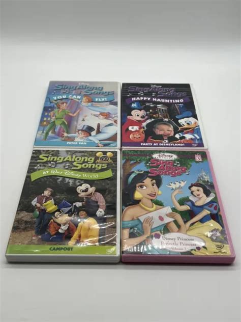 DISNEY SING ALONG Songs DVD Lot EUR 26,63 - PicClick FR