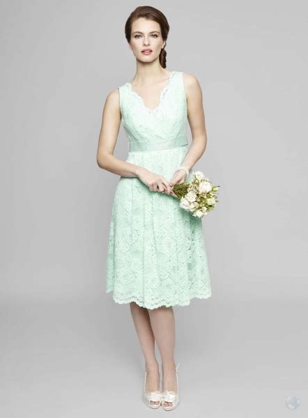 BHS - Mint Lottie Lace Bridesmaid Dress