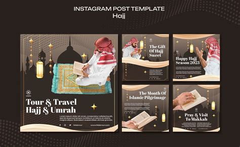 Free PSD | Hajj season instagram posts