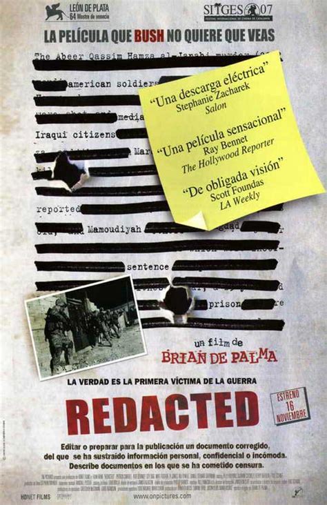 Redacted Movie Poster Print (11 x 17) - Item # MOVGI5928 - Posterazzi