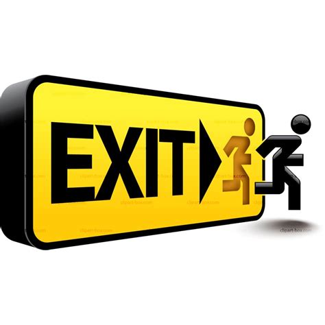 Exit Slip Clipart