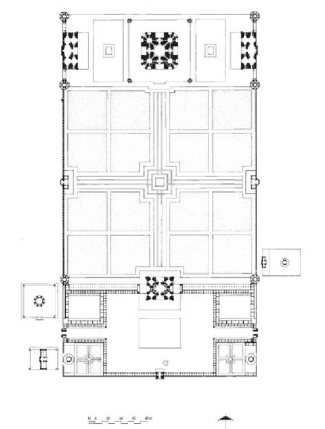 Plan of preserved Taj Mahal complex (Drawing Richard A Barraud and Ebba... | Download Scientific ...