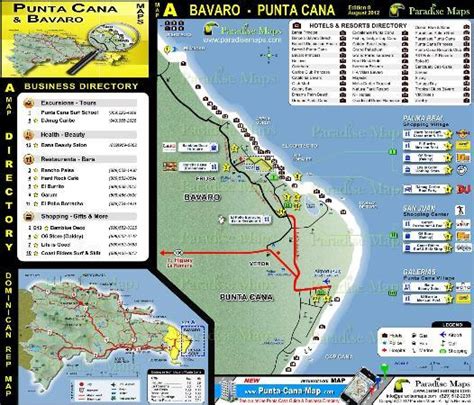 Punta Cana Resorts Map | Color 2018