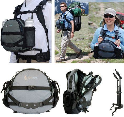 SyncPac front pack carrier....help split the load from your backpack ...