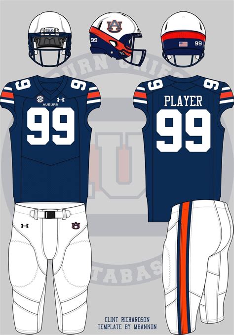 The Drawing Board: More Auburn Football Concepts - Auburn Uniform Database