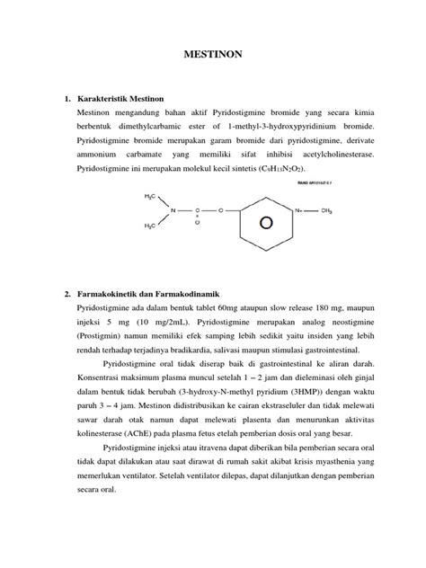 MESTINON | PDF