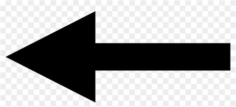 Left Arrow Clip Art Black And White