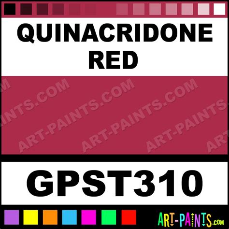 Quinacridone Red Paste Paint Acrylic Paints - GPST310 - Quinacridone Red Paint, Quinacridone Red ...