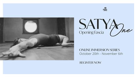 SATYA 1 | Online Immersion - Prajna Yoga