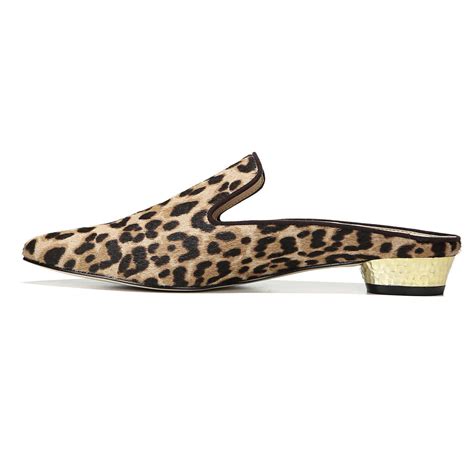 Sam Edelman Augustine Mule Slipper Loafers, Leopard | Loafers, Edelman, Heels