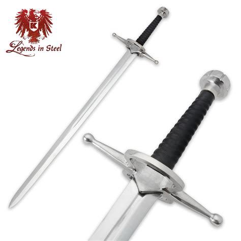 Medieval / Renaissance-Era Carbon Steel Two Handed Great Sword | Kennesaw Cutlery