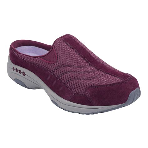 Easy Spirit Traveltime Clogs - Dark Purple - Lyst