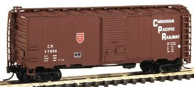 Intermountain Modified AAR 40' Box Car Canadian Pacific Newsprint N Scale Model Train Freight ...