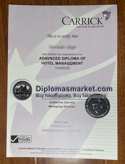 How to Buy Carrick Institute of Education Fake Certificate?