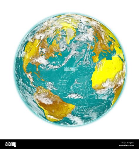 Northern hemisphere map Cut Out Stock Images & Pictures - Alamy
