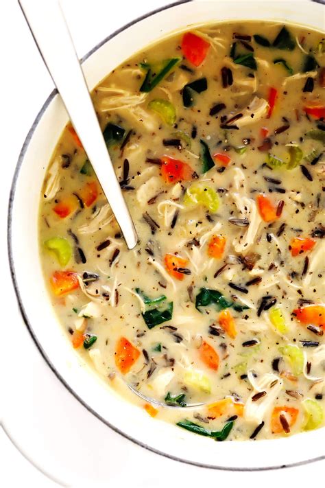 Chicken and Wild Rice Soup Recipe - Gimme Some Oven