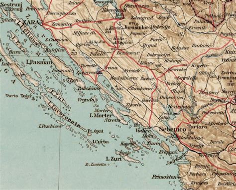 Old Map of Dalmatia croatia Wall Map of Dalmatia Fine - Etsy