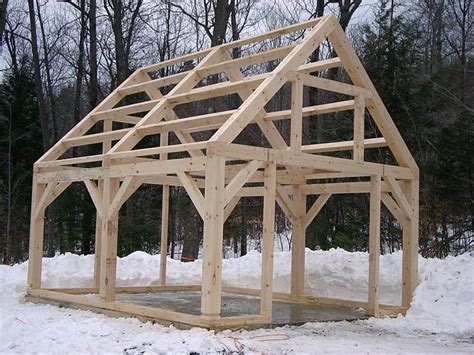 Timber Frame Shed Timber Frame Building, Timber Frame Homes, Timber ...