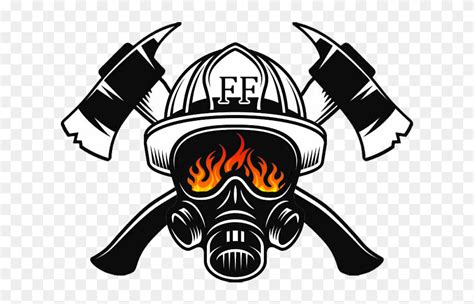 Firefighter"s Helmet Firefighting Fire Department - Fire Fighter Logo Png Clipart (#5218528 ...