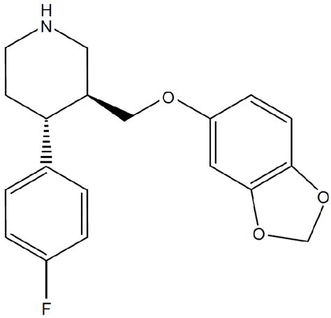 The structure of paroxetine. | Download Scientific Diagram