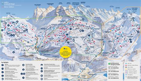 Jungfrau Piste And Ski Trail Maps