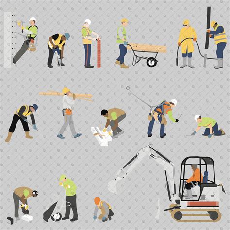 Flat Vector Construction Workers – Toffu Co