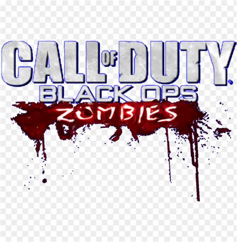 Black Ops 2 Zombies Logo Png - Call Of Duty Zombies Logo PNG Transparent With Clear Background ...