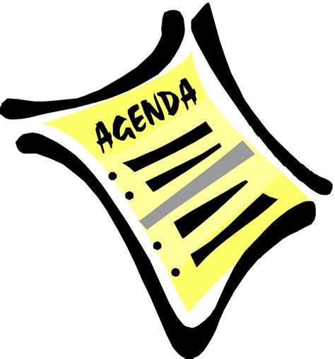 Clipart+agenda - ClipArt Best