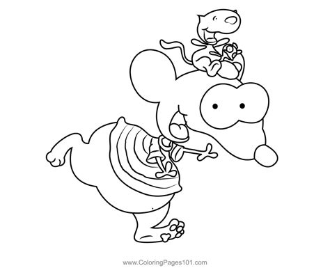 Toopy And Binoo Having Fun Coloring Page for Kids - Free Toopy and Binoo Printable Coloring ...