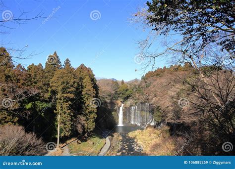 Shiraito falls in Japan stock image. Image of water - 106885259