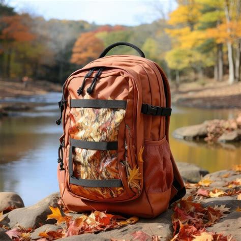 Premium AI Image | Compact hiking backpack with hydration pack