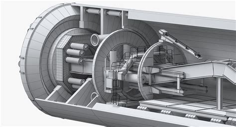 Tunnel Boring Machine 3D Model - TurboSquid 1221281