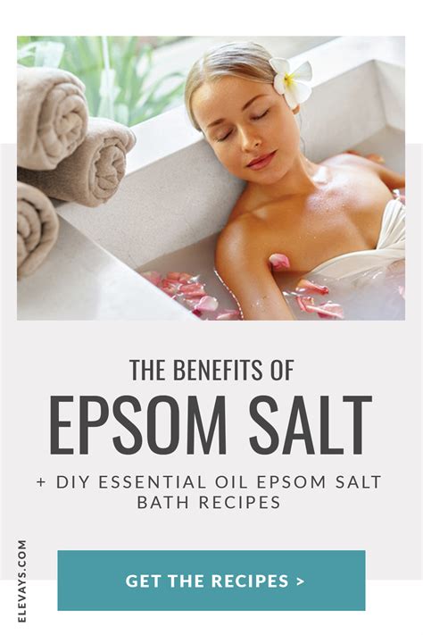 The Benefits of an Epsom Salt Bath - Elevays