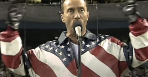 Memorable “God Bless the USA” by Lee Greenwood at Yankee Stadium