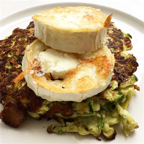 Courgette Fritters with Goat's Cheese - May Simpkin