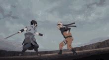 Rasengan Vs Chidori Gif