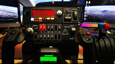 Logitech Flight Yoke System, Switch Panel, & Multi Panel MS Flight ...