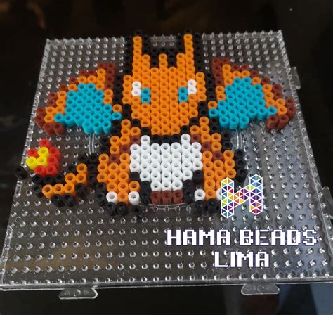 Charizard hama beads mini by chema hama beads pokemon pokemon perler beads pikachu hama beads ...