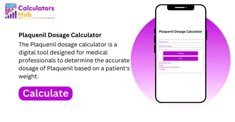 Plaquenil Dosage Calculator Online