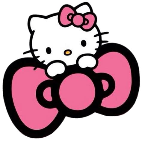 Download Hello Kitty Pink Bow transparent PNG - StickPNG