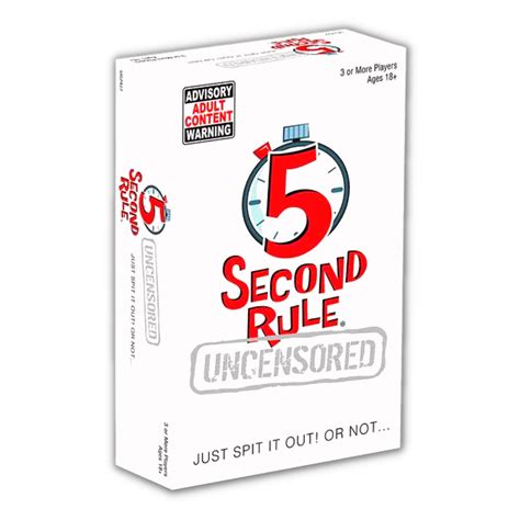 5 Second Rule Board Games and Cards