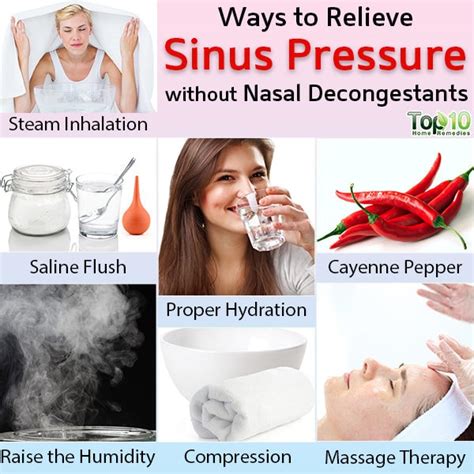 How to Relieve Sinus Pressure without Nasal Decongestants | Top 10 Home Remedies