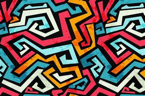 Graffiti vector patterns pack | Cuadros abstractos coloridos, Graffiti, Pared grafiti